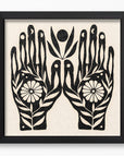 'Growth In Your Hands' Framed Print