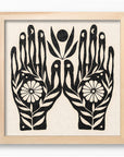 'Growth In Your Hands' Framed Print