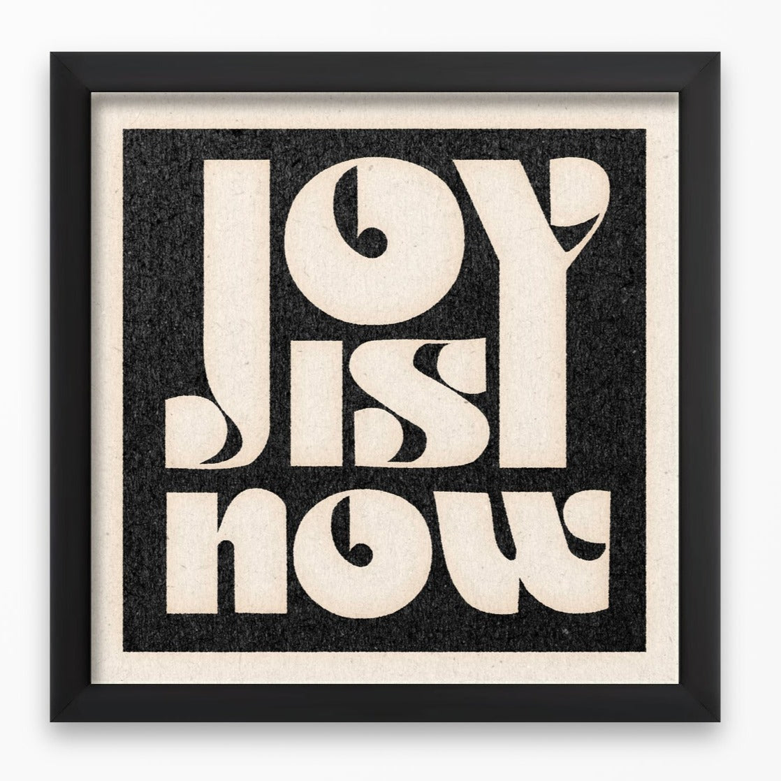'Joy Is Now' Framed Print