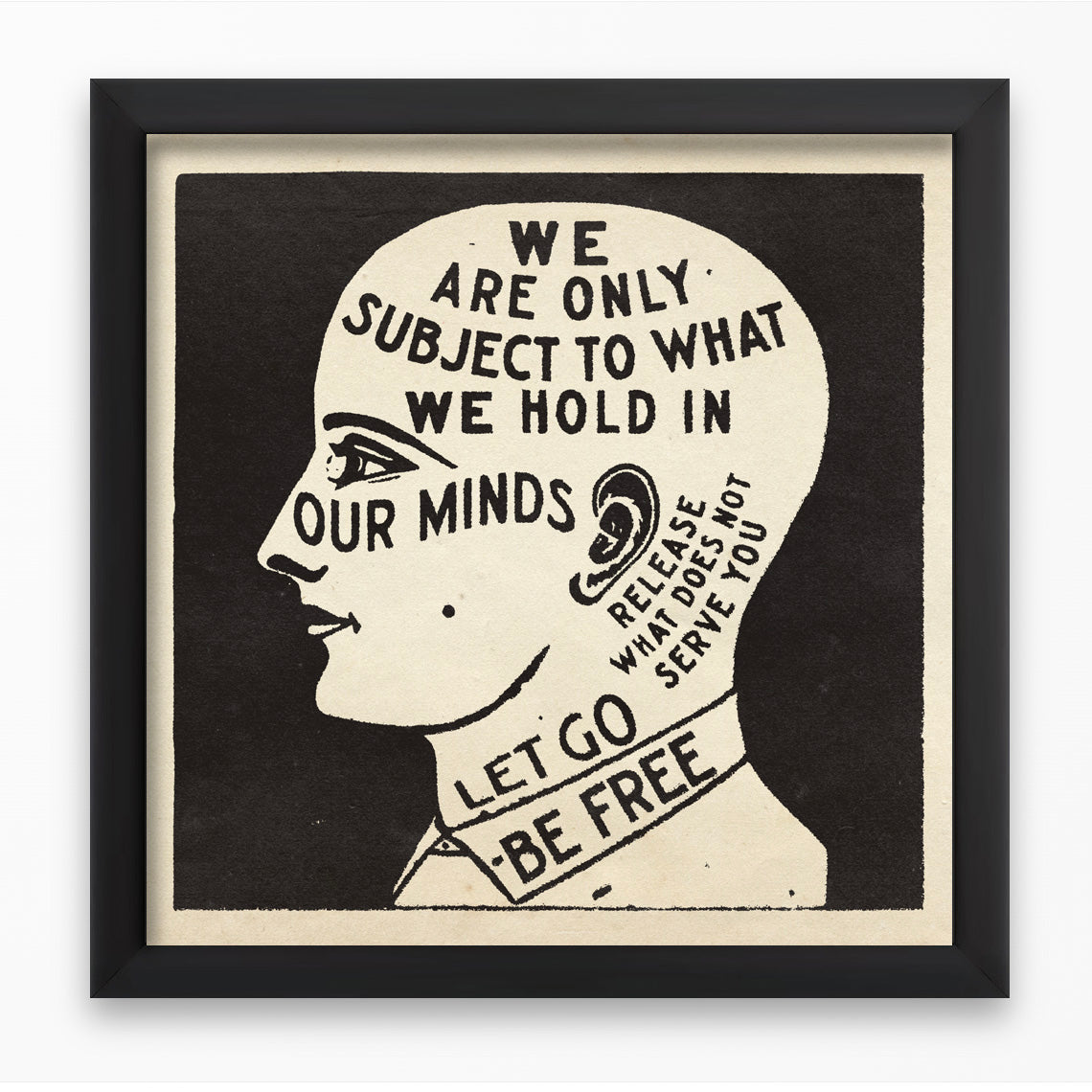 'We Are Only Subject no. 2' Framed Print