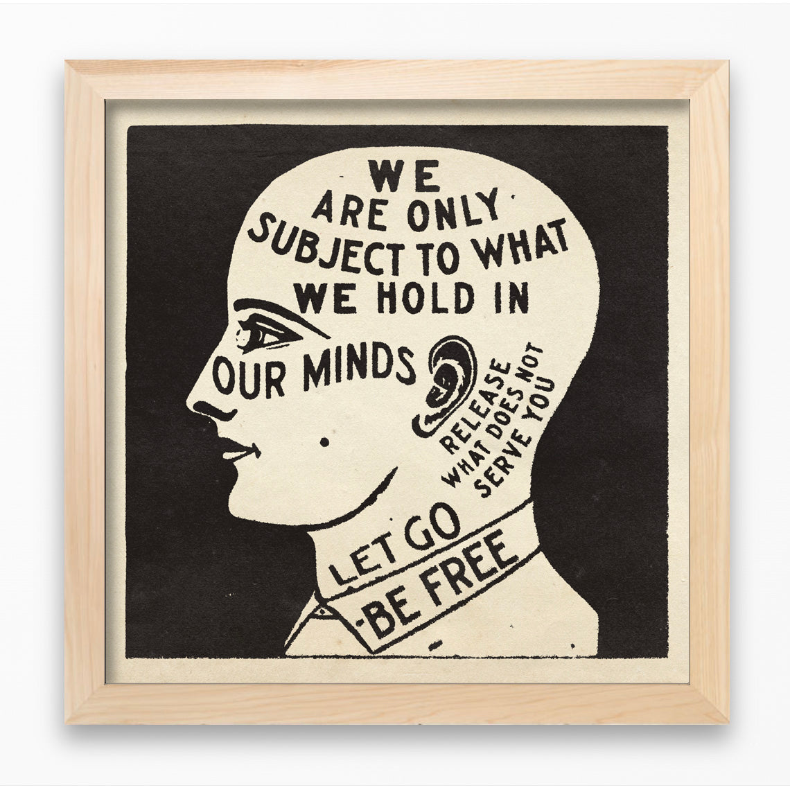 'We Are Only Subject no. 2' Framed Print