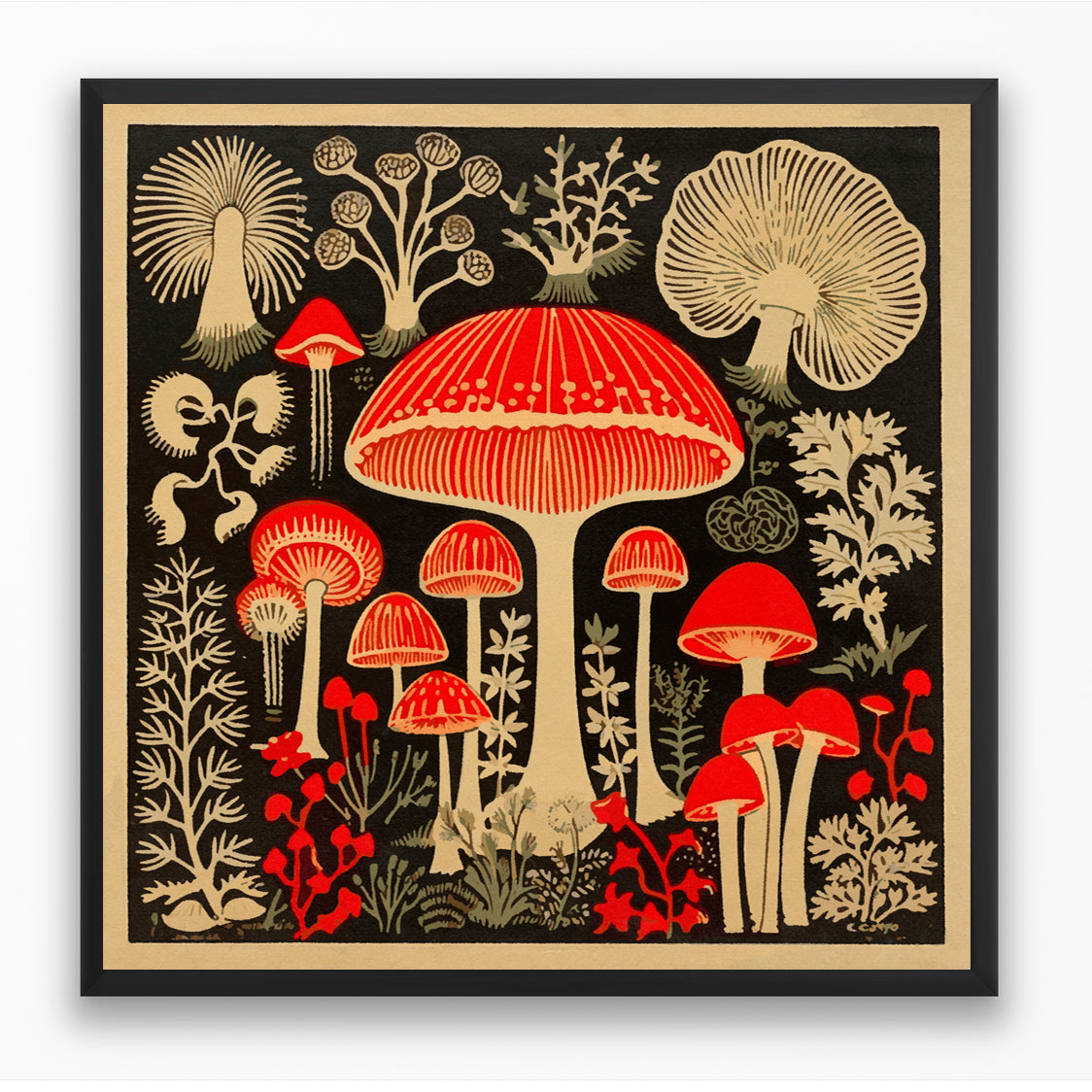 'Foraging' Framed Print