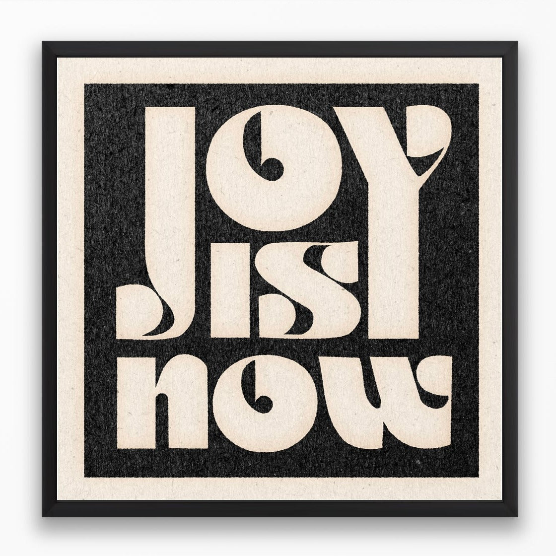 'Joy Is Now' Framed Print