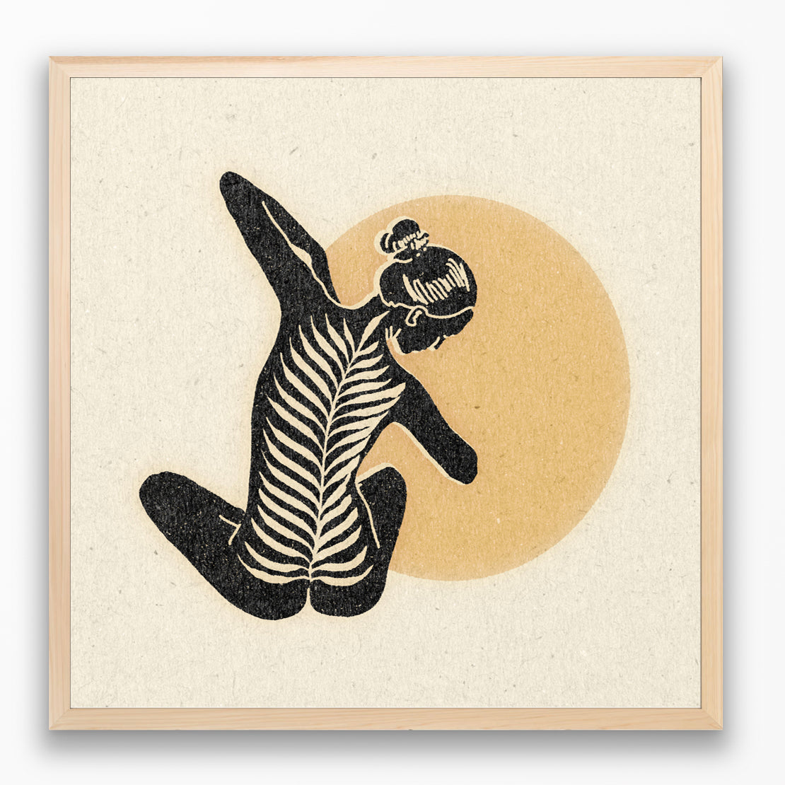 'Leaning Into It' Framed Print