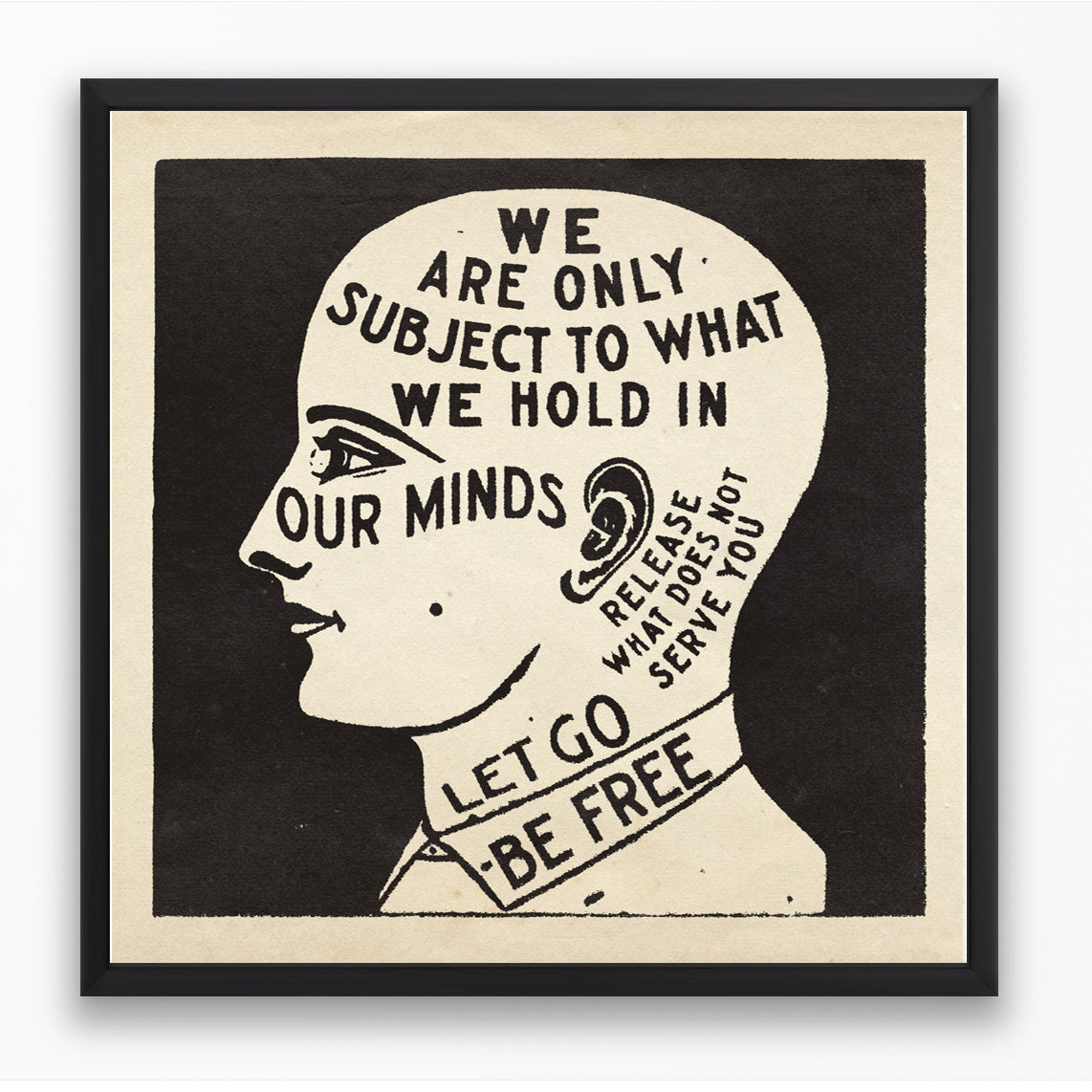 'We Are Only Subject no. 2' Framed Print