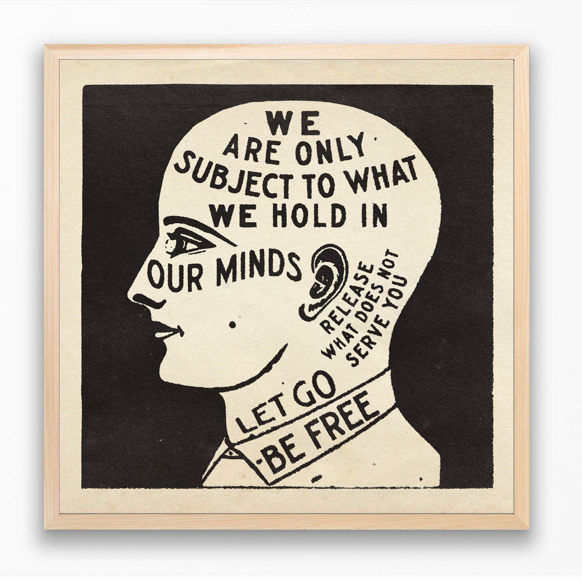 'We Are Only Subject no. 2' Framed Print