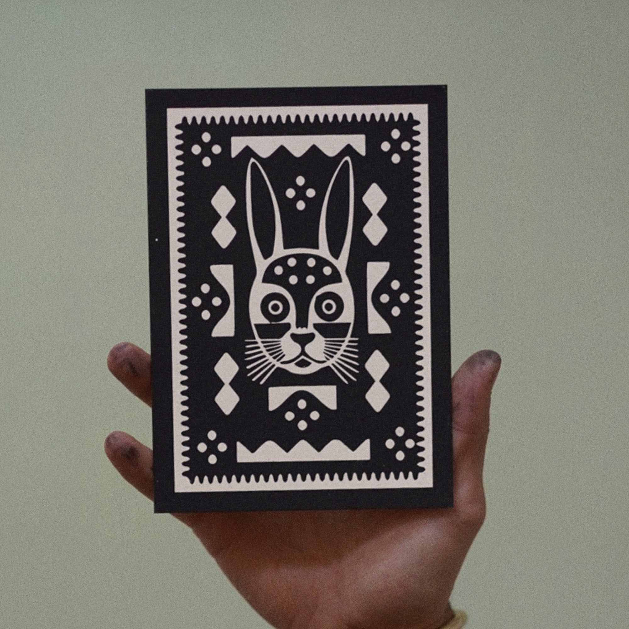 'Year Of The Rabbit no. 5' Mini Print