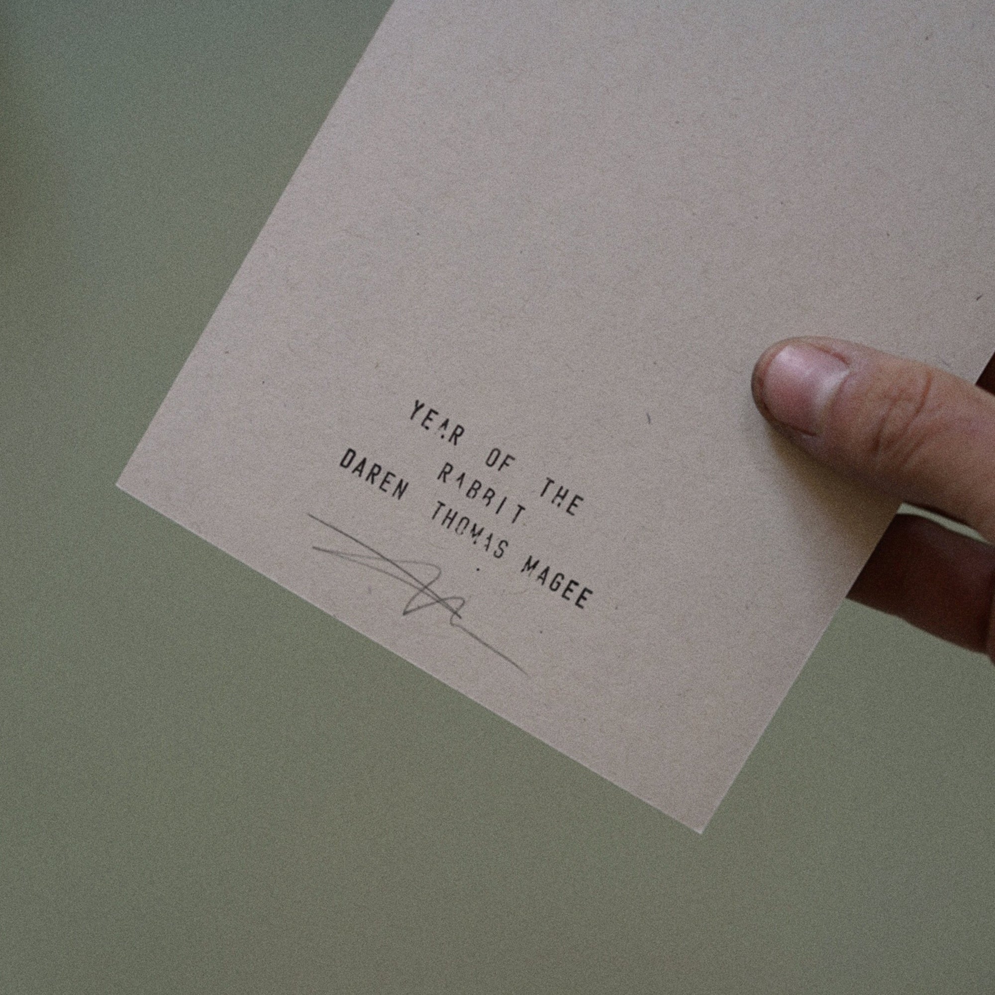 'Year Of The Rabbit no. 5' Mini Print