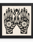 'Growth In Your Hands' Framed Print