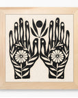 'Growth In Your Hands' Framed Print