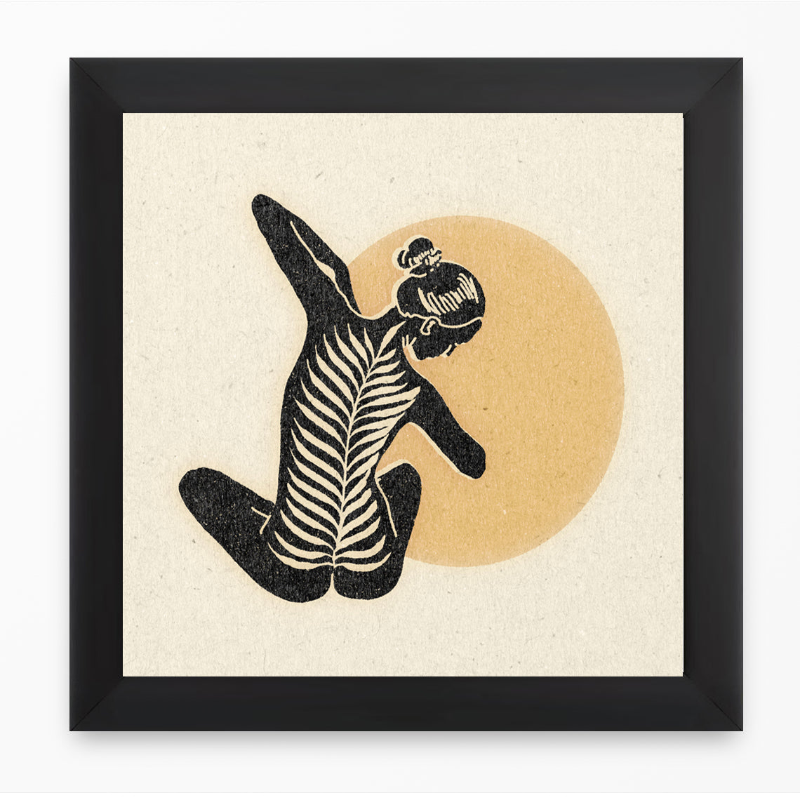 'Leaning Into It' Framed Print