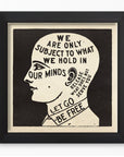 'We Are Only Subject no. 2' Framed Print