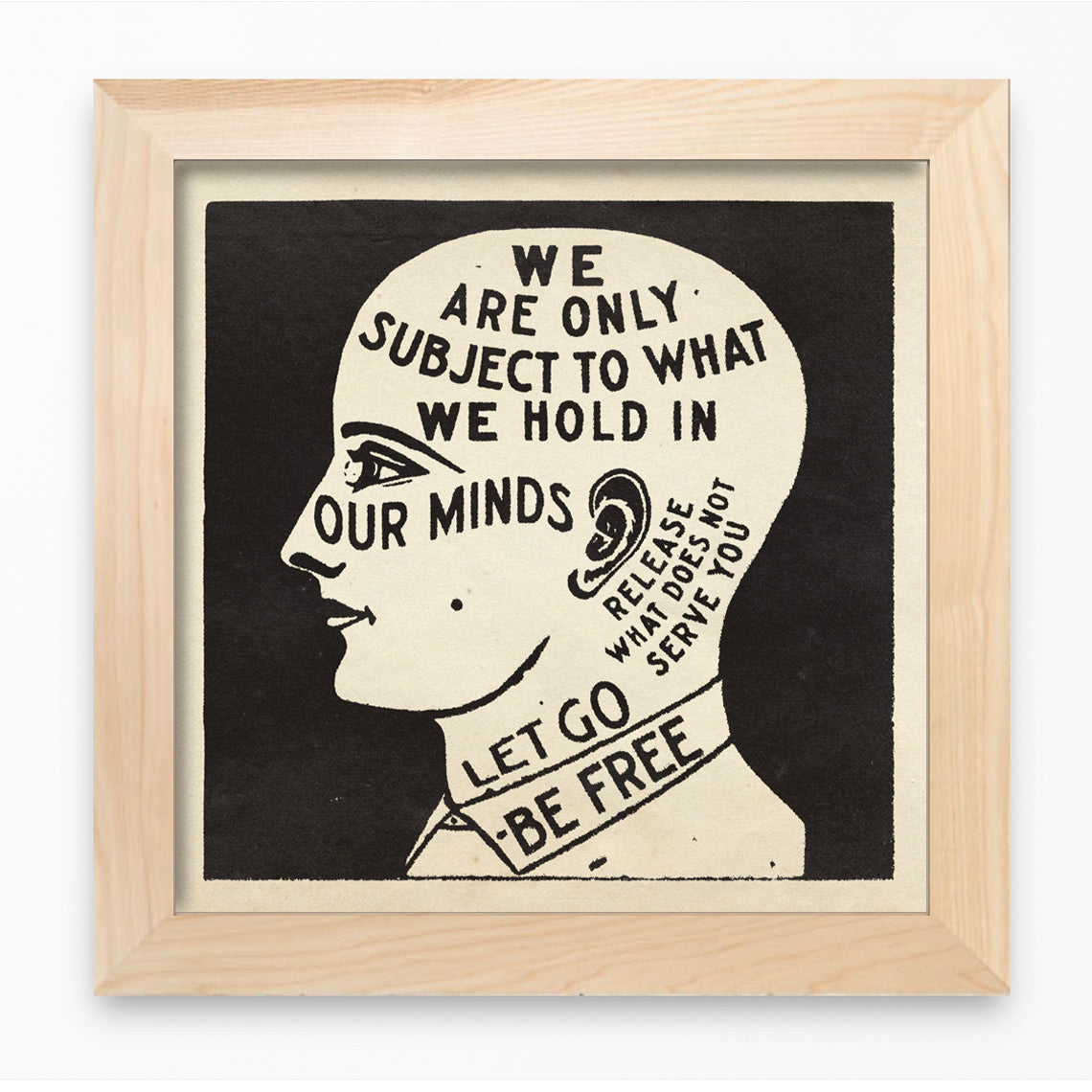 'We Are Only Subject no. 2' Framed Print