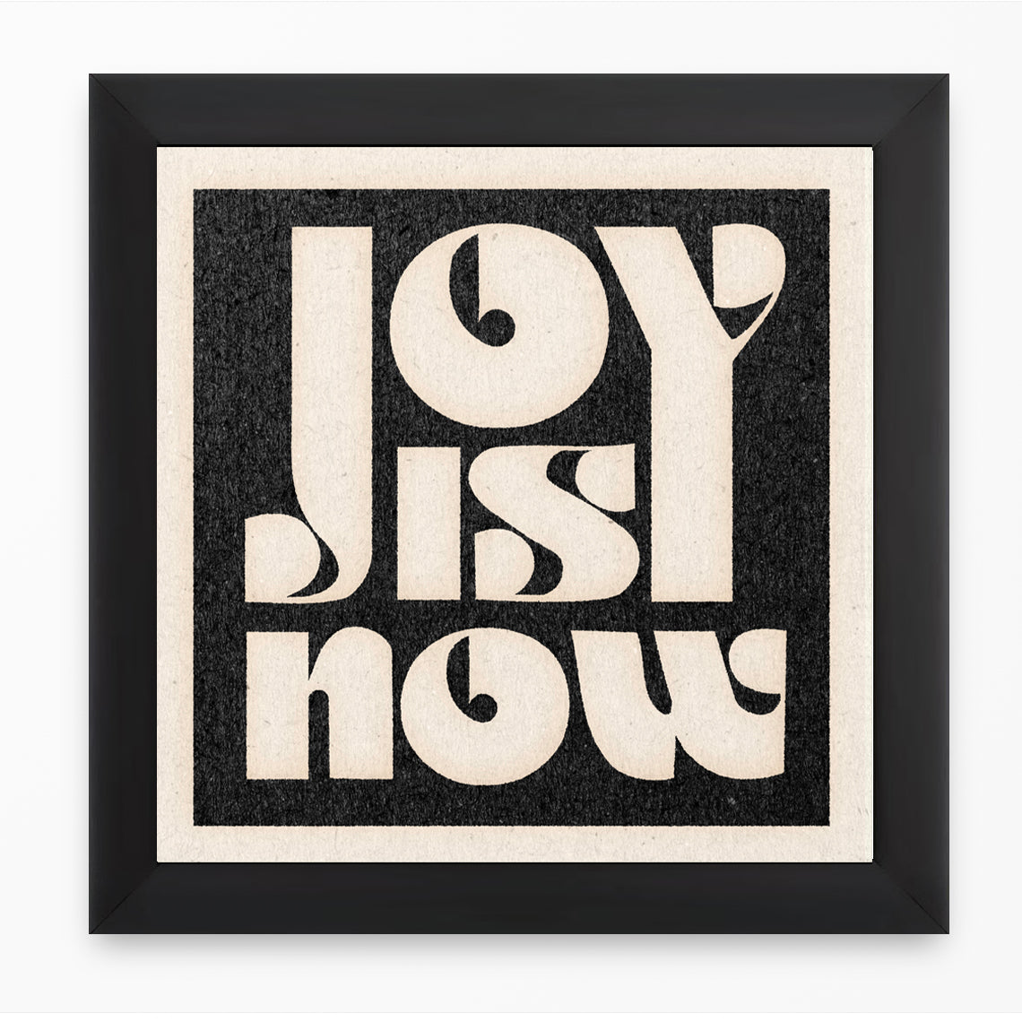 'Joy Is Now' Framed Print