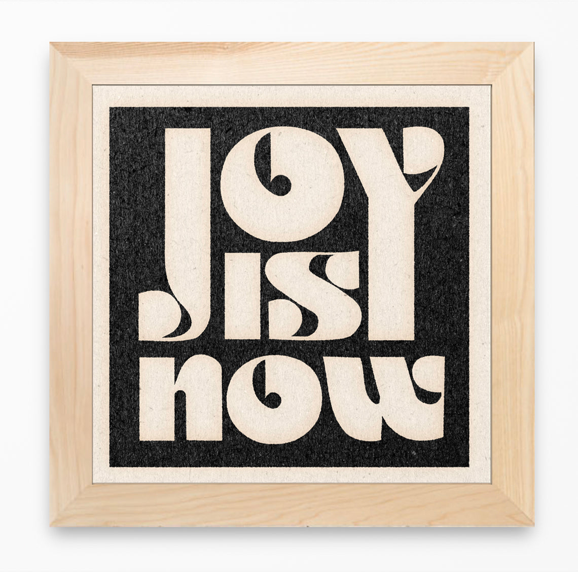 'Joy Is Now' Framed Print