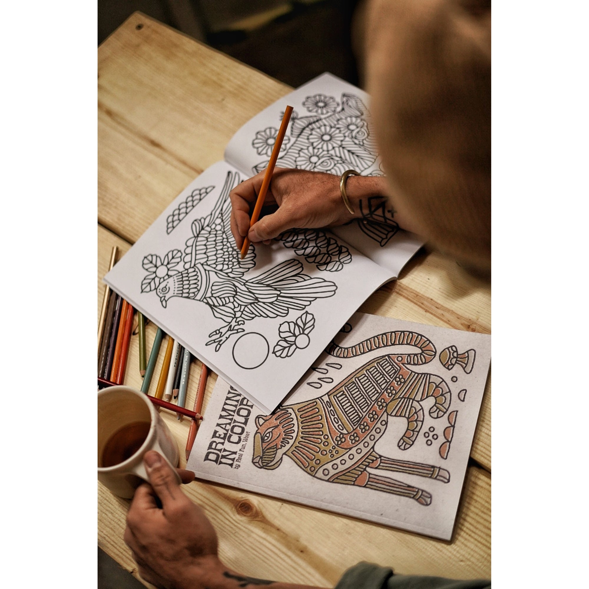 'Dreaming In Color' Coloring Book