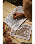 'Dreaming In Color' Coloring Book