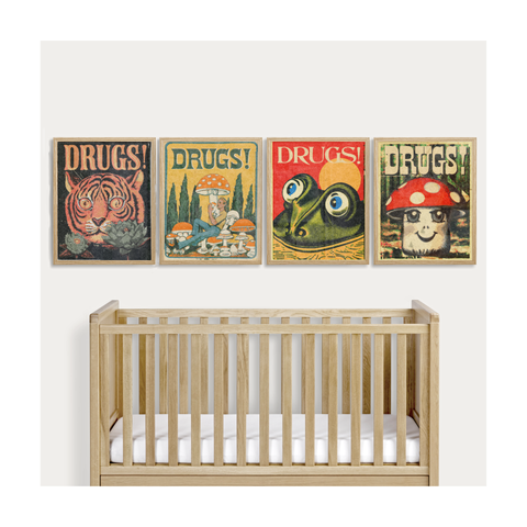 'Drugs!' Print Set (Prints Only, Unframed)