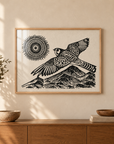'Over The Horizon' Print