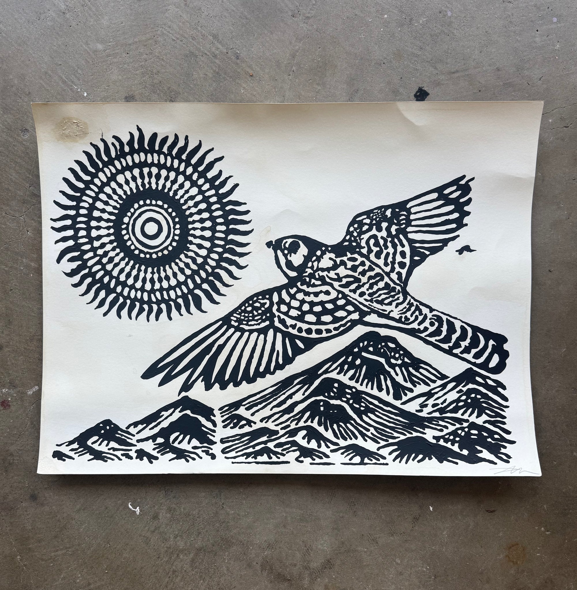 ‘In Flight' Original Artwork