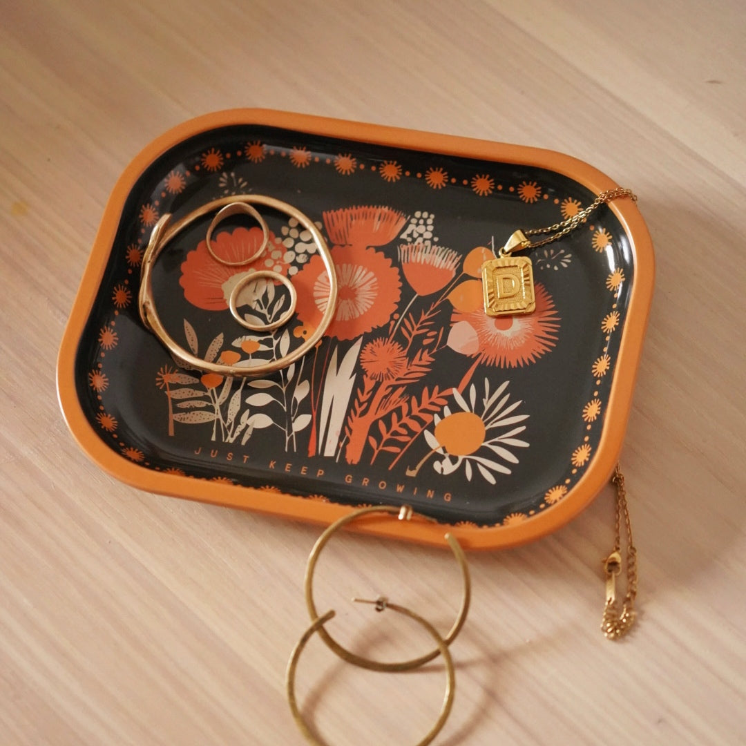 ‘Just Keep Growing' Tin Tray