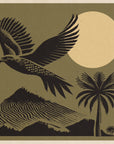'Hawk In Light' Print