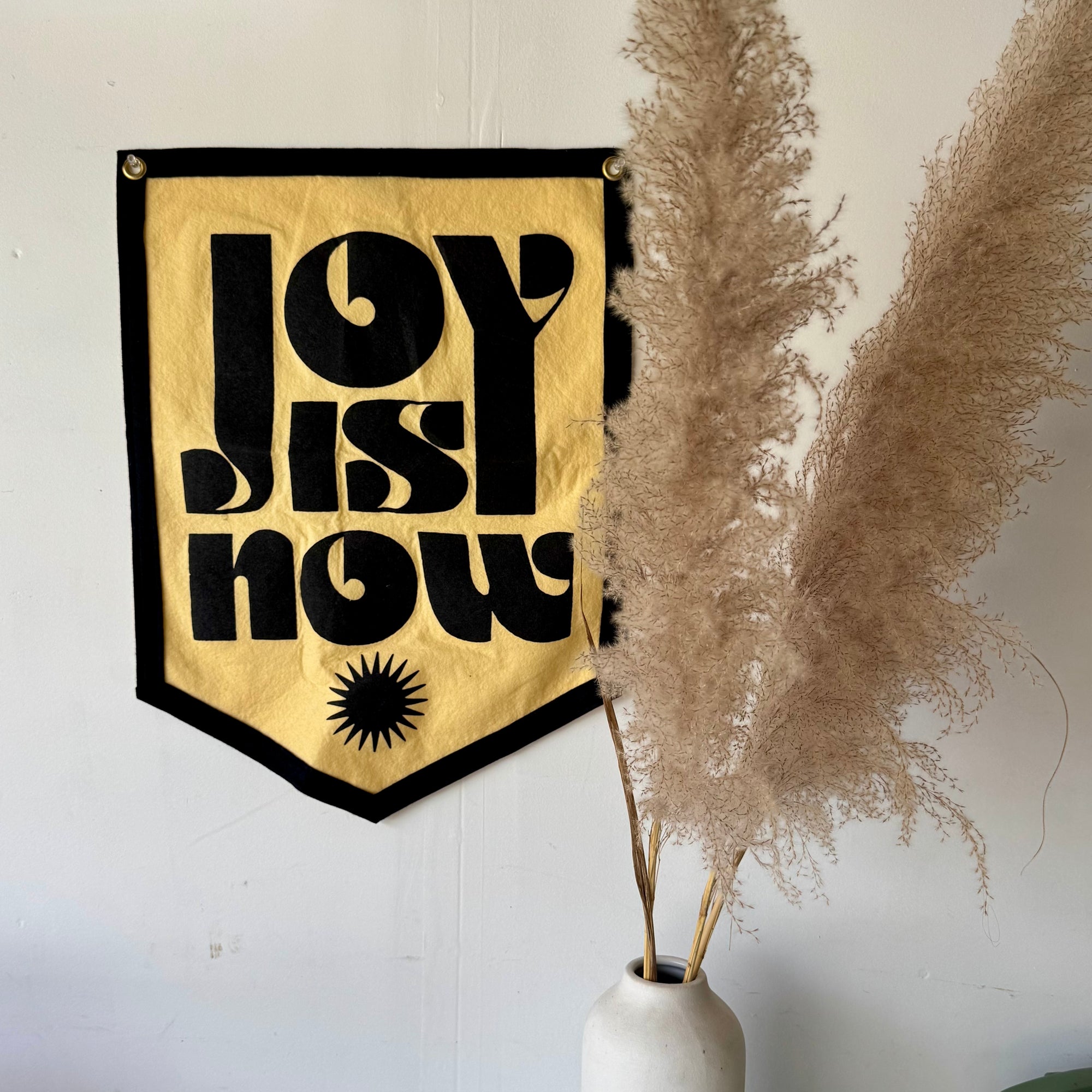 'Joy Is Now' Banner