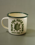 'Slow The Fuck Down' Enamel Mug