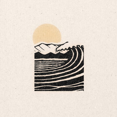 'Cresting' Print