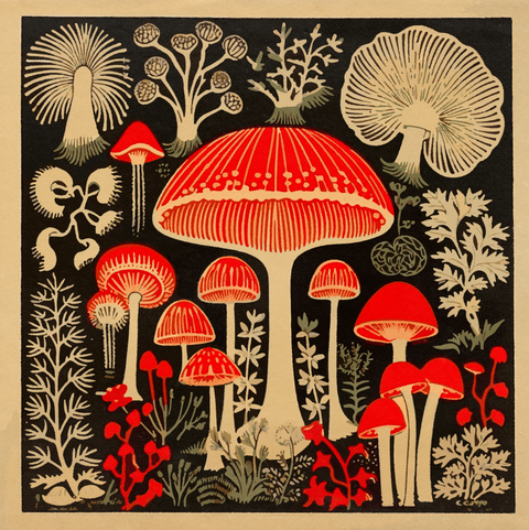 'Foraging' Print