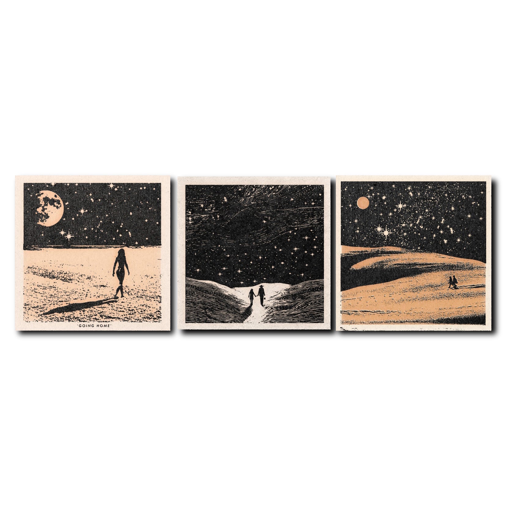 &#39;Space Walkers&#39; Print Set