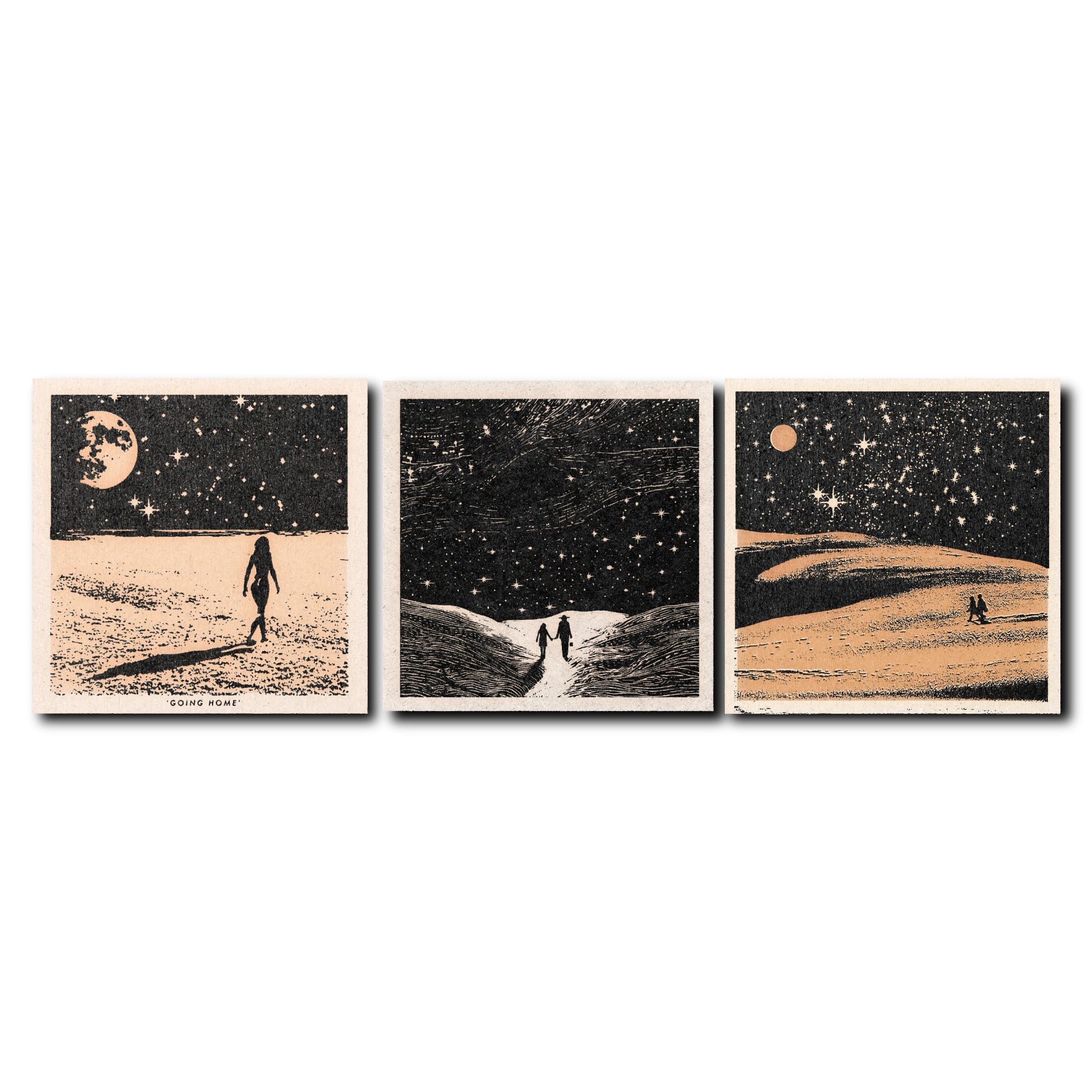 'Space Walkers' Print Set