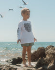 'Deep In Vibration' Kid's Cotton Jersey Long Sleeve Tee