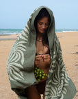 'Fallen Leaves' Turkish Towel • Wrap • Blanket