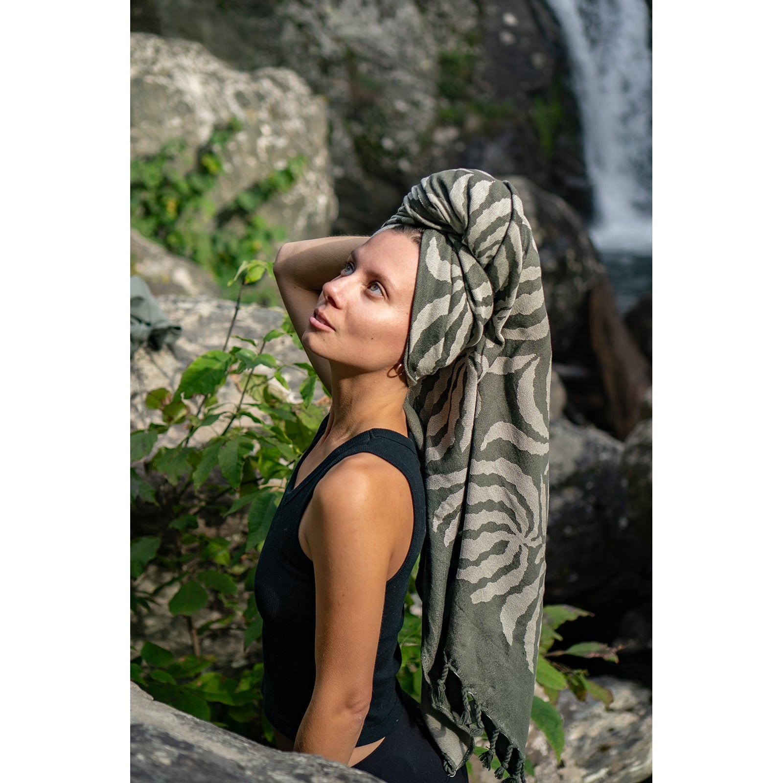 'Fallen Leaves' Turkish Towel • Wrap • Blanket
