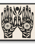 'Growth In Your Hands' Framed Print