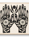 'Growth In Your Hands' Framed Print