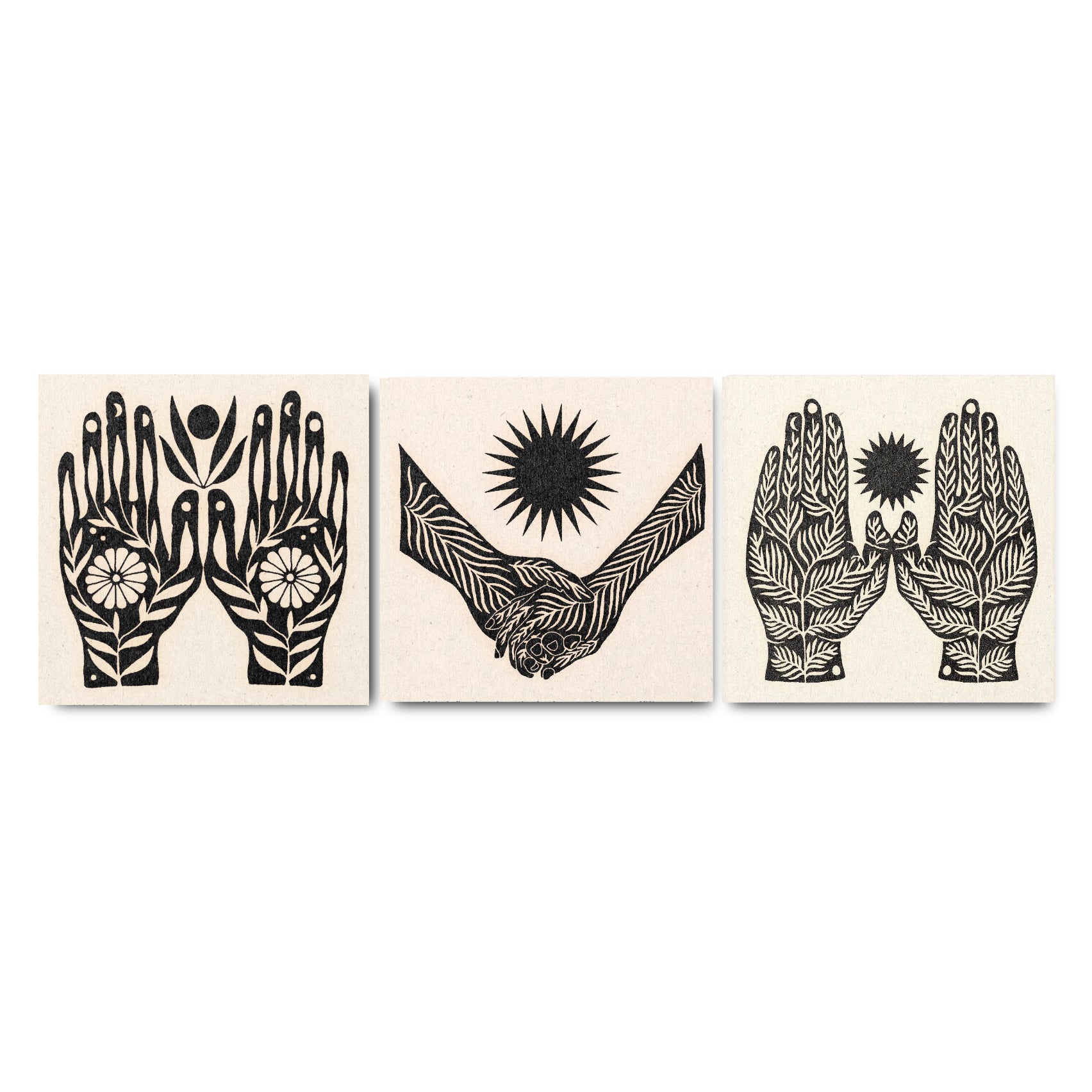 'Hands' Print Set