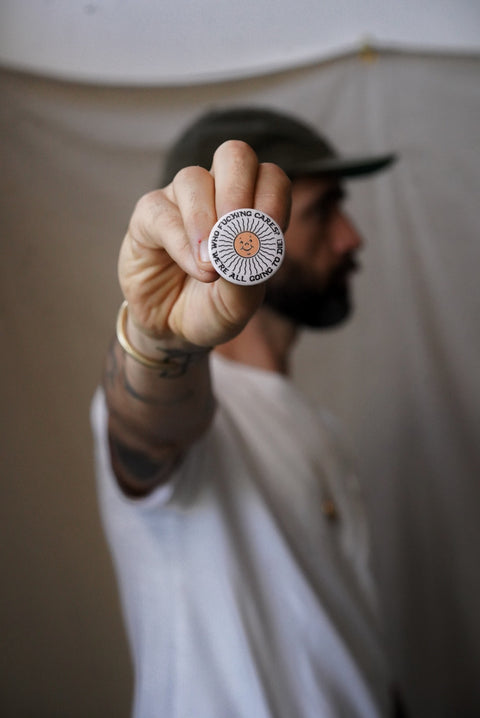 ‘Who Fuckin’ Cares’ Button