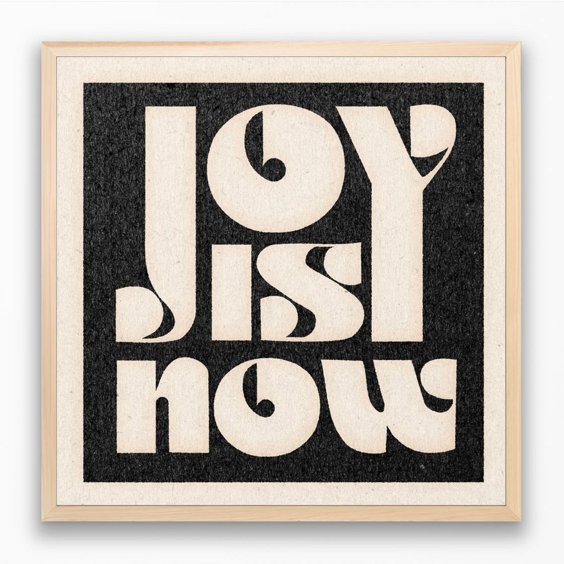 'Joy Is Now' Framed Print