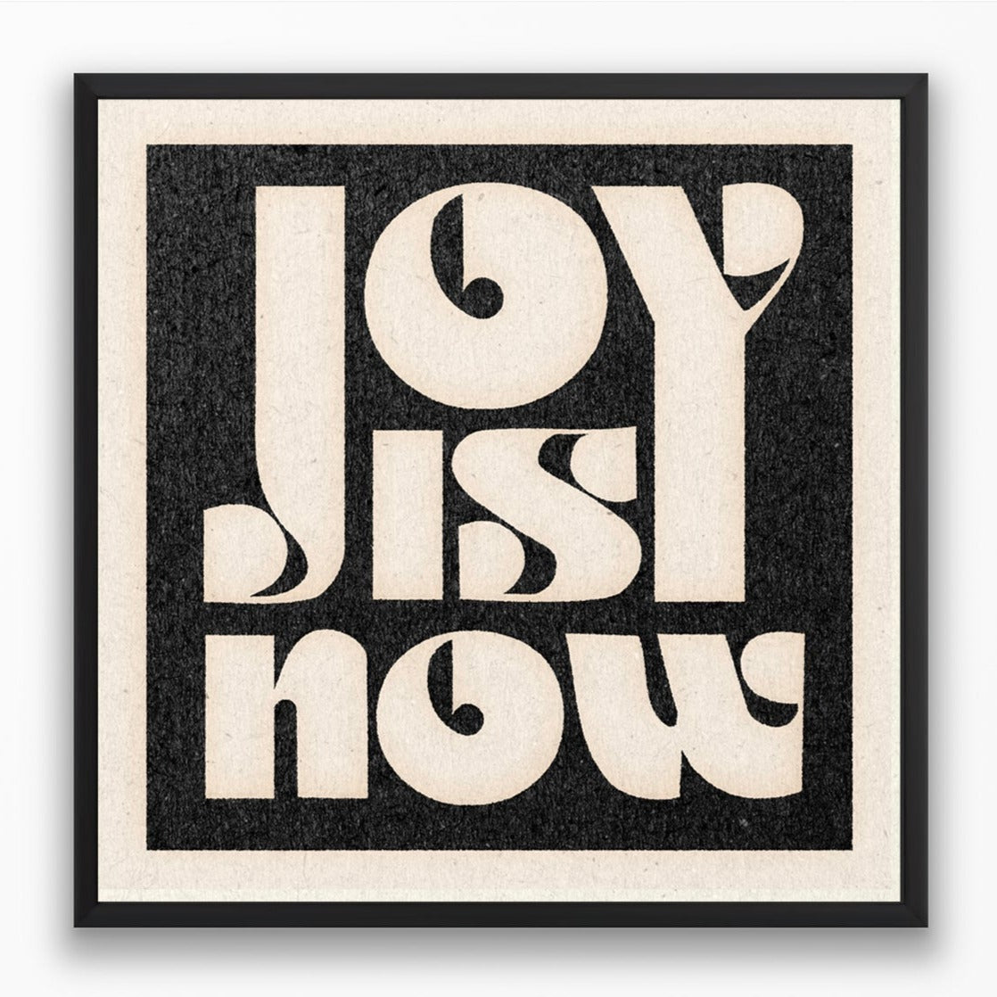 'Joy Is Now' Framed Print