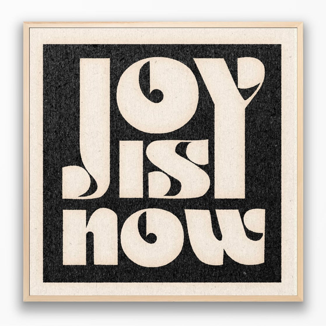 'Joy Is Now' Framed Print