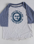 'Nice To Be Here ' Kid's Baseball Fine Jersey Three-Quarter Sleeve Tee