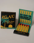 'Relax! You'll Be Dead Someday!' 5 pack Matchbooks