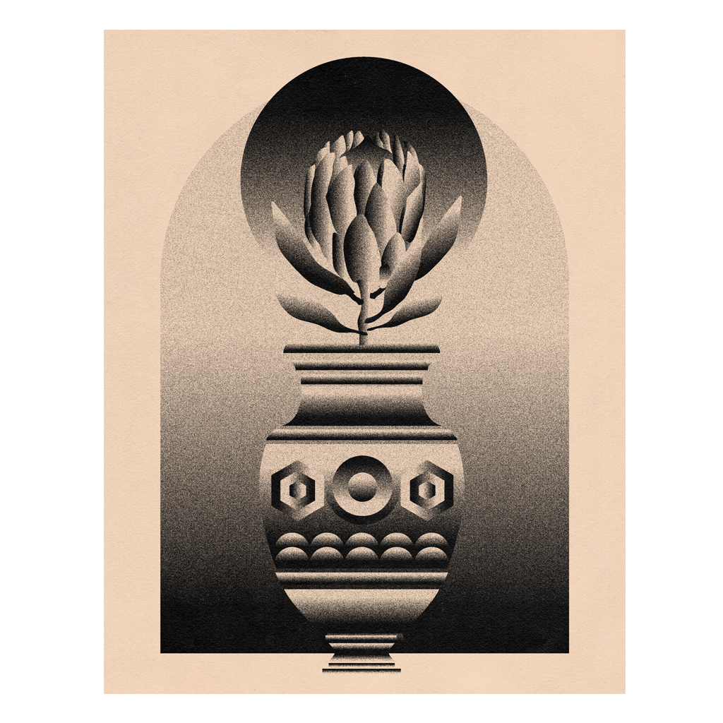 &#39;Protea Vase&#39; Print