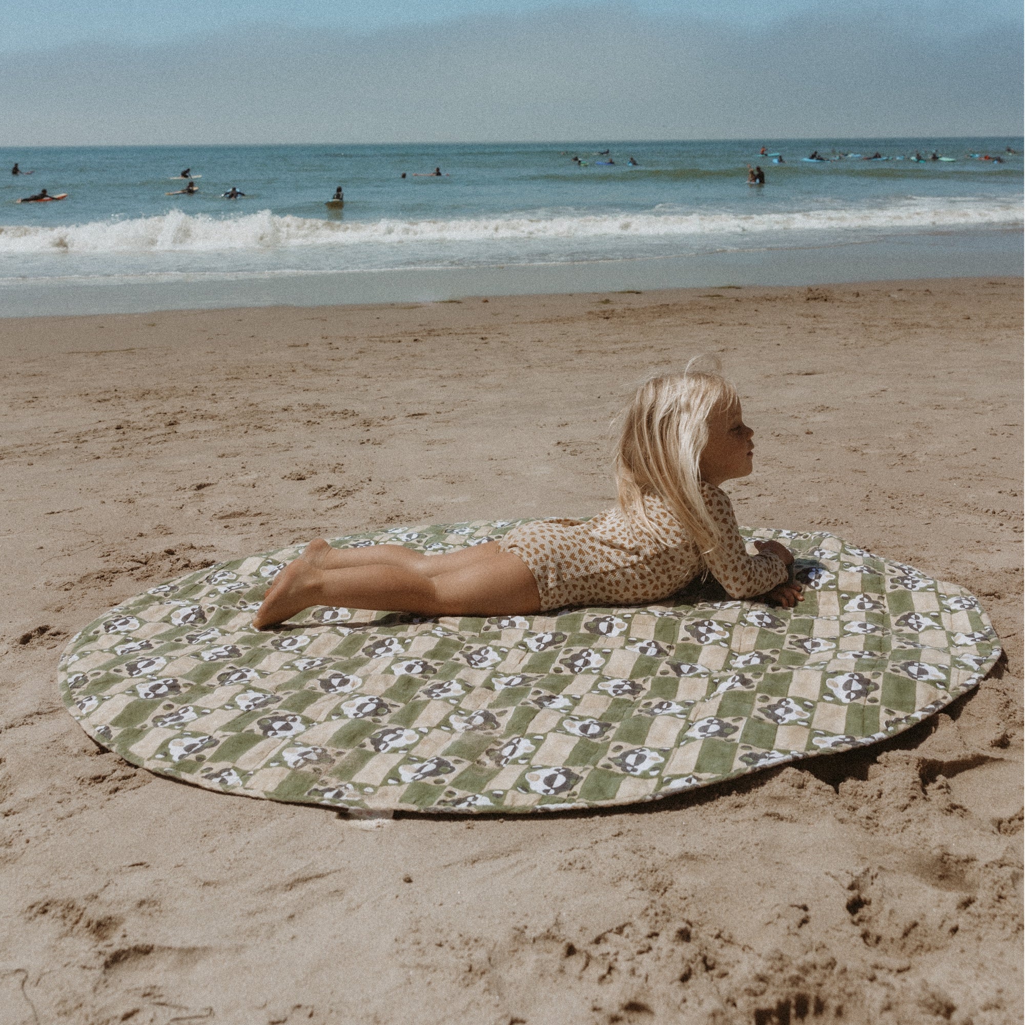'Newly Found' Round Picnic Quilt