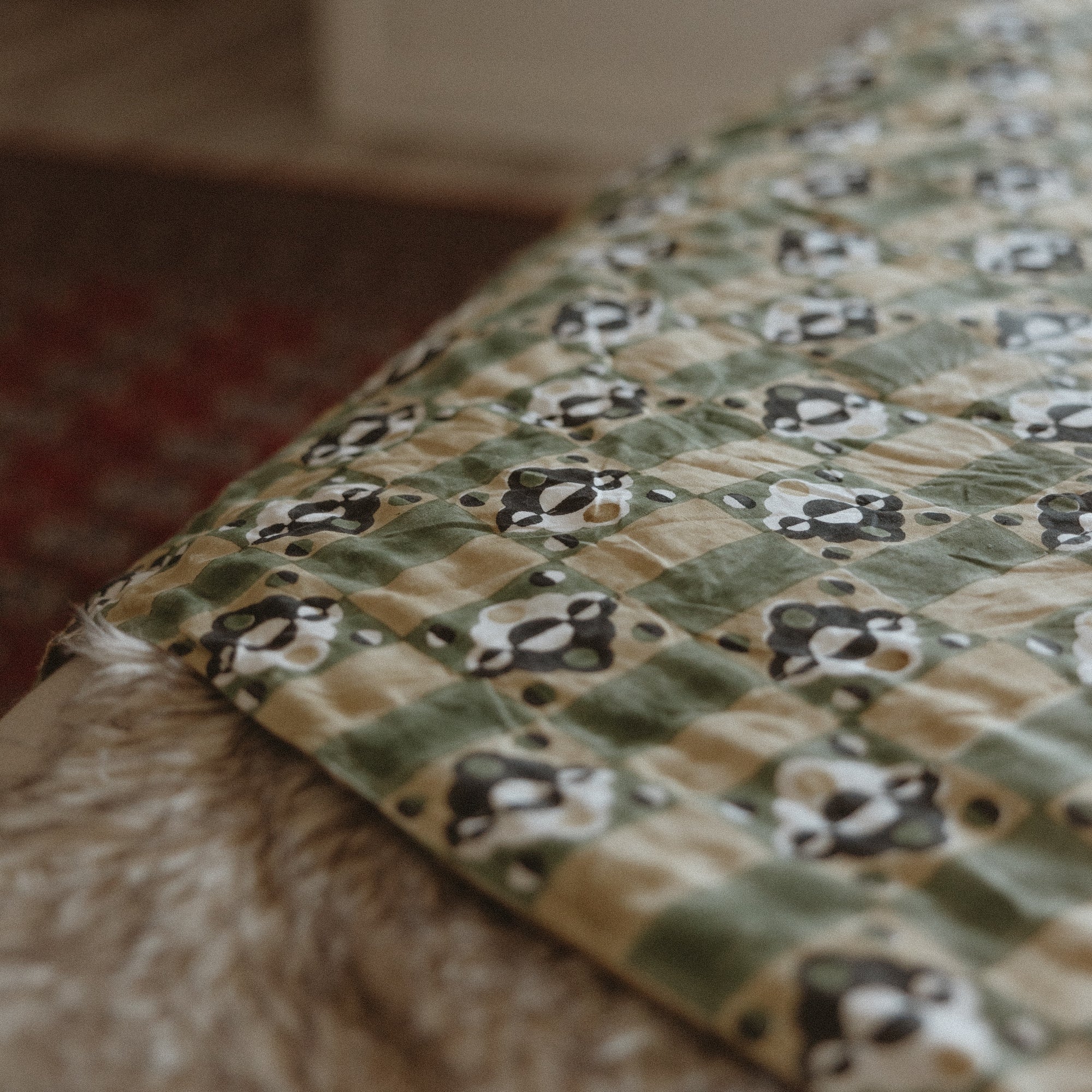 'Newly Found' Block Printed Quilt
