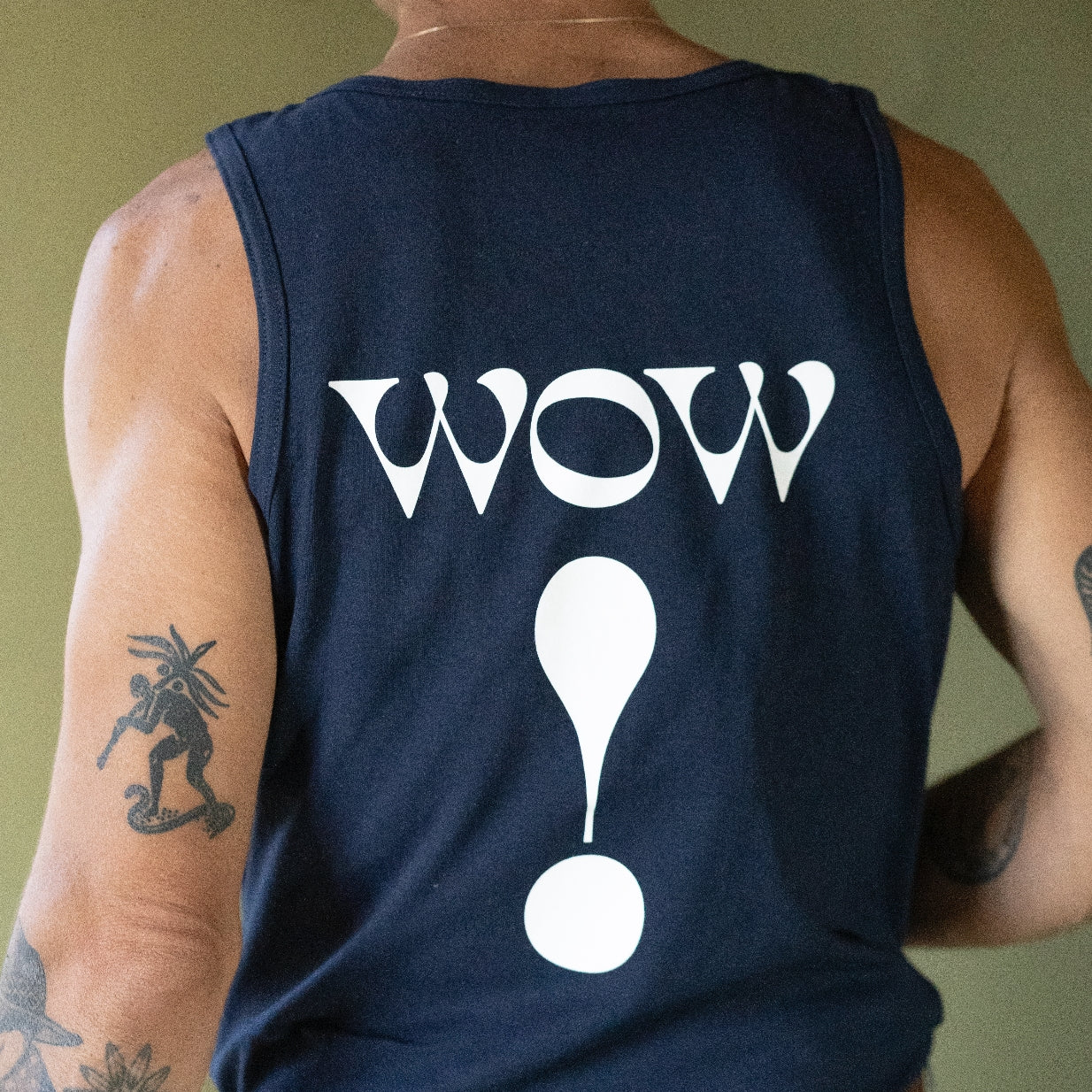 'Wow!' Unisex Tank Top