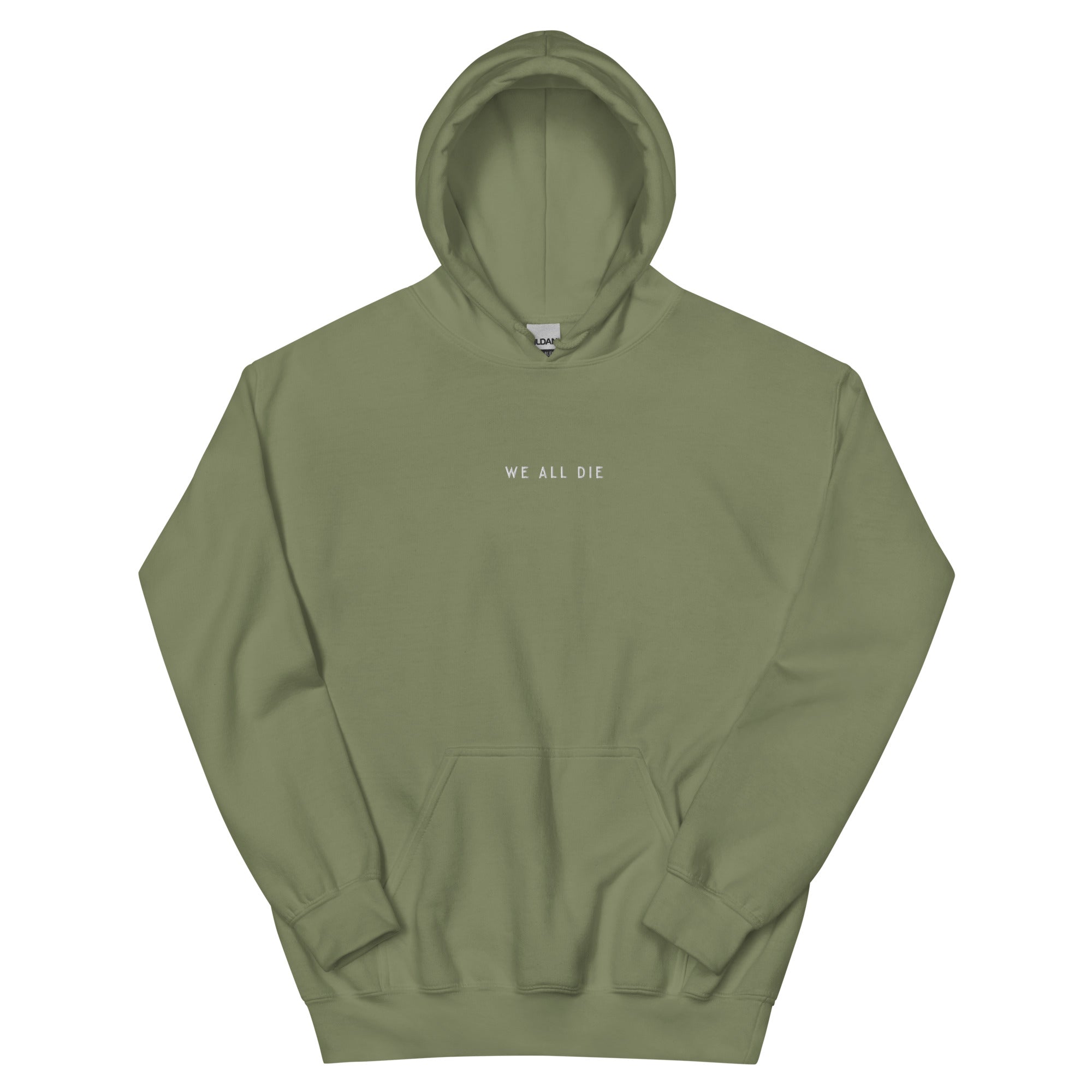 'WE ALL DIE' Embroidered Hoodie