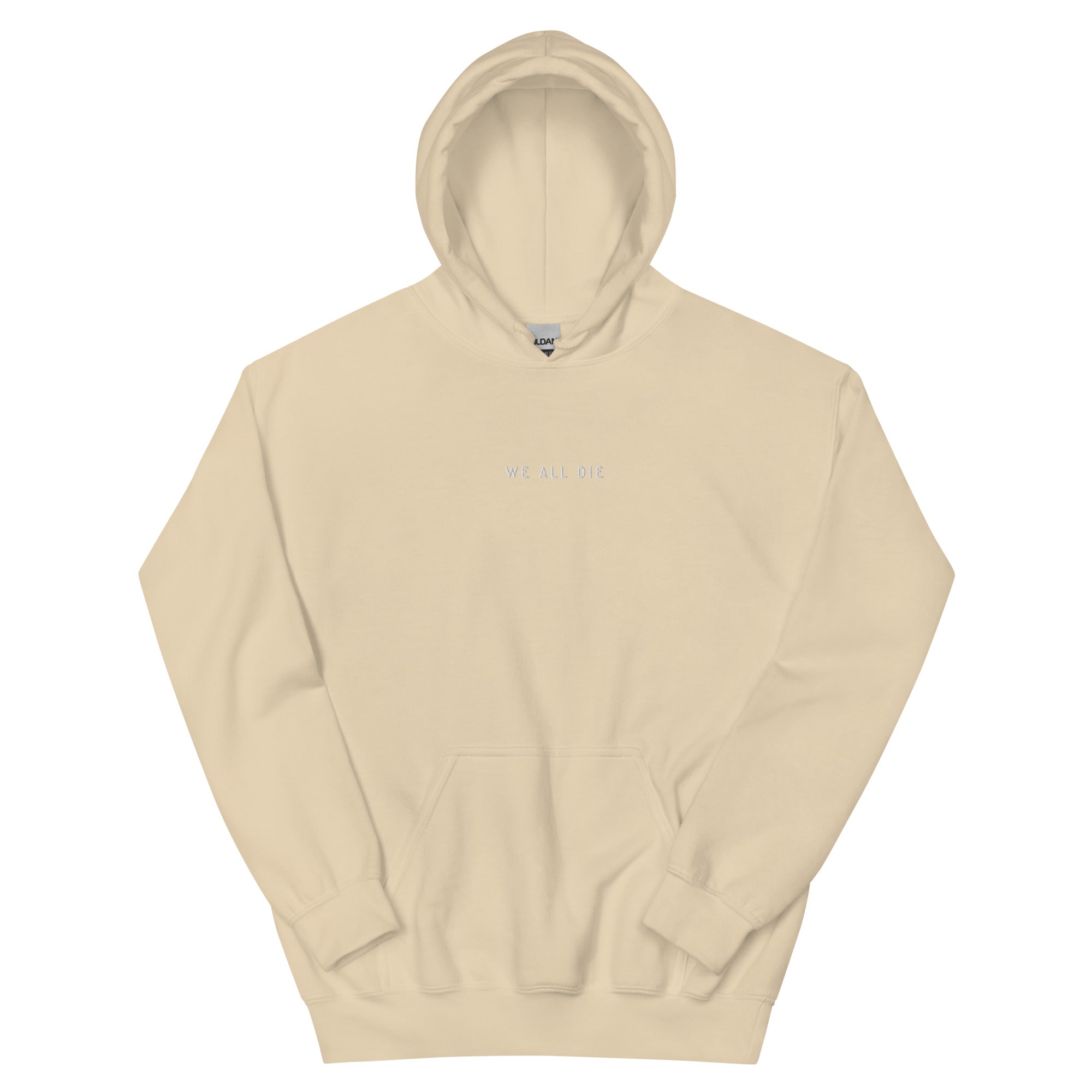 'WE ALL DIE' Embroidered Hoodie